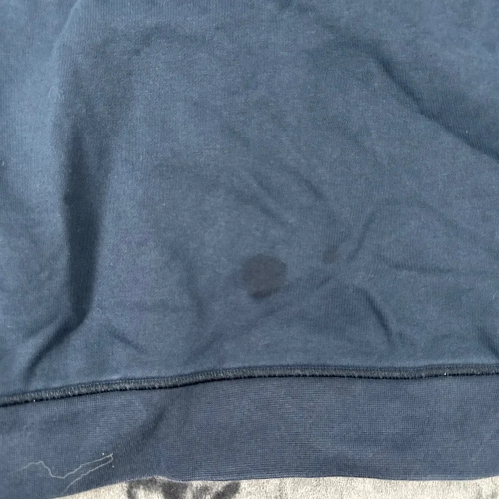 Banana Republic Full Zip Hoodie Mens XS Blue Cotton Blend Fleece Sweatshirt